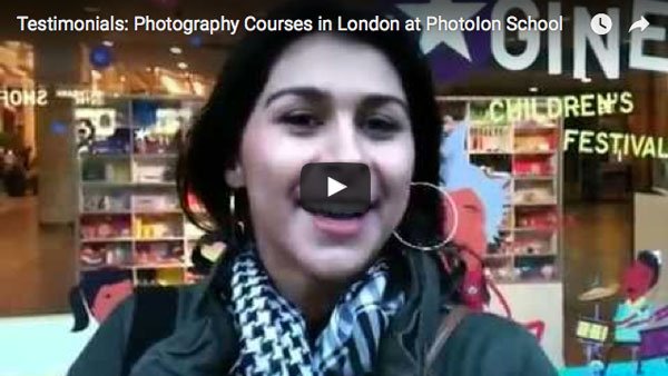 Testimonials from our students from our Photography School in London